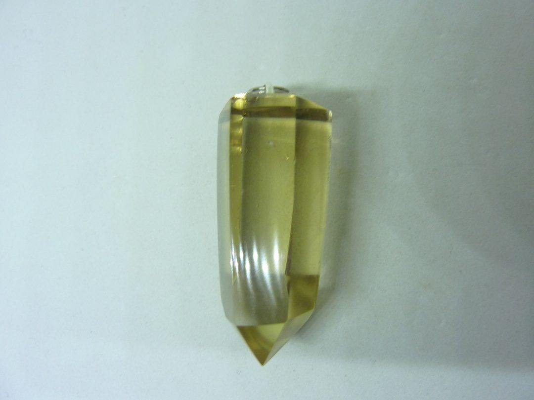 PENDENTIF POINTE CITRINE NATURELLE RARE ! ref 3916