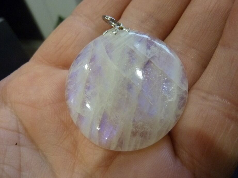 Pendentif pierre de lune gemme ref 2588