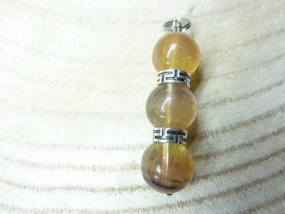 Pendentif Fluorite jaune
