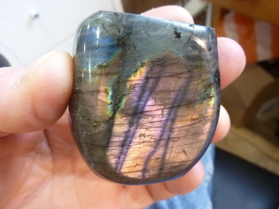 Labradorite violet Rare ! 147 gr ref 4001