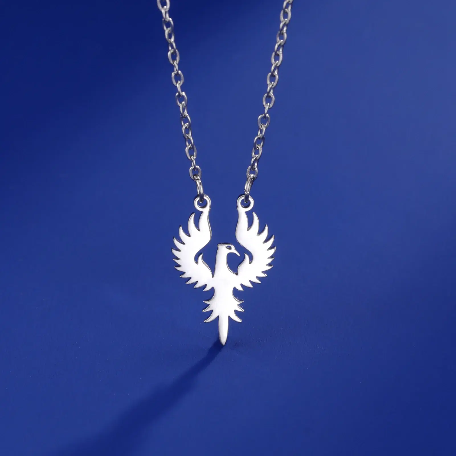 Collier pendentif Phénix ref argent