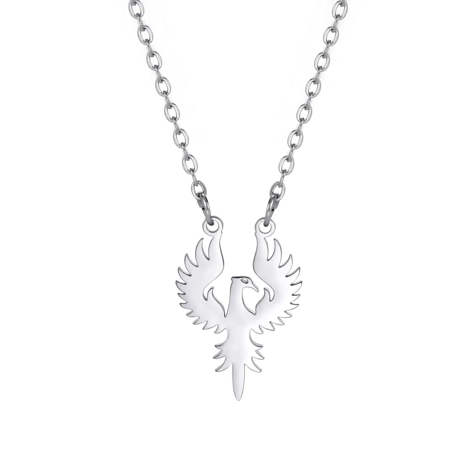 Collier pendentif Phénix ref argent