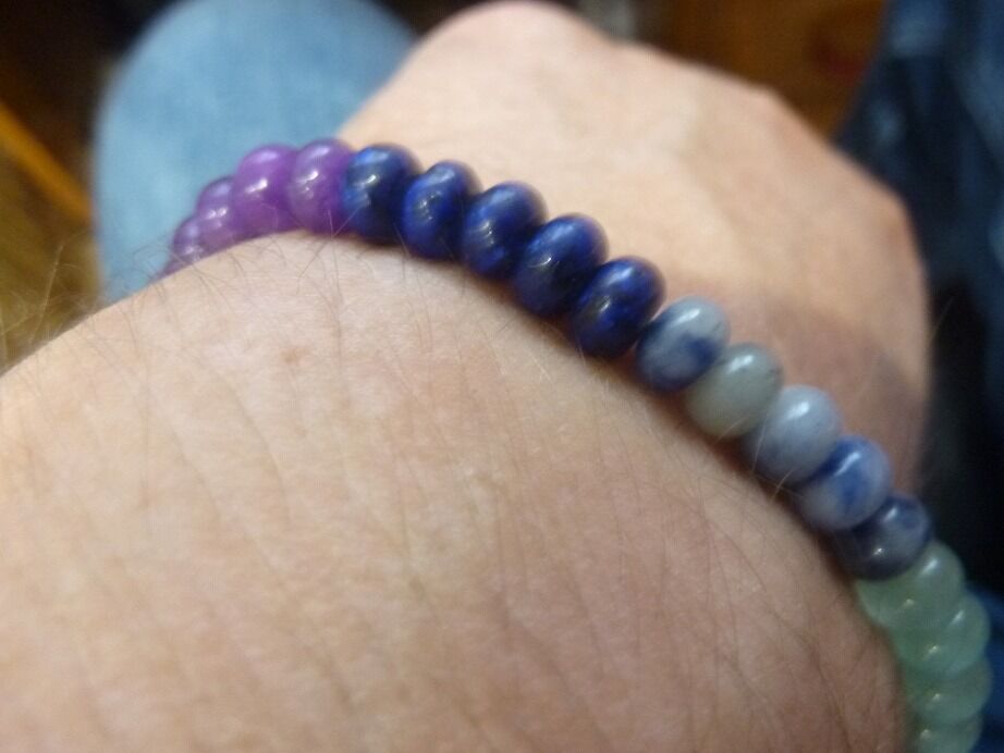 Bracelet réglable 7 chakras force et équilibre – Image 4