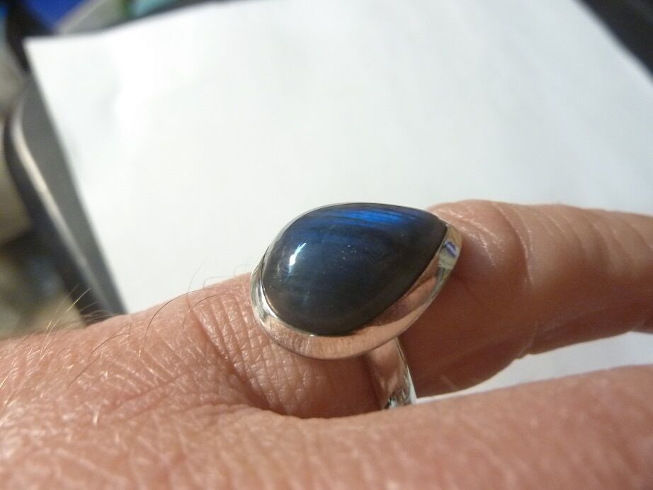 Bague réglable Labradorite argent 925 GG 2409 – Image 3