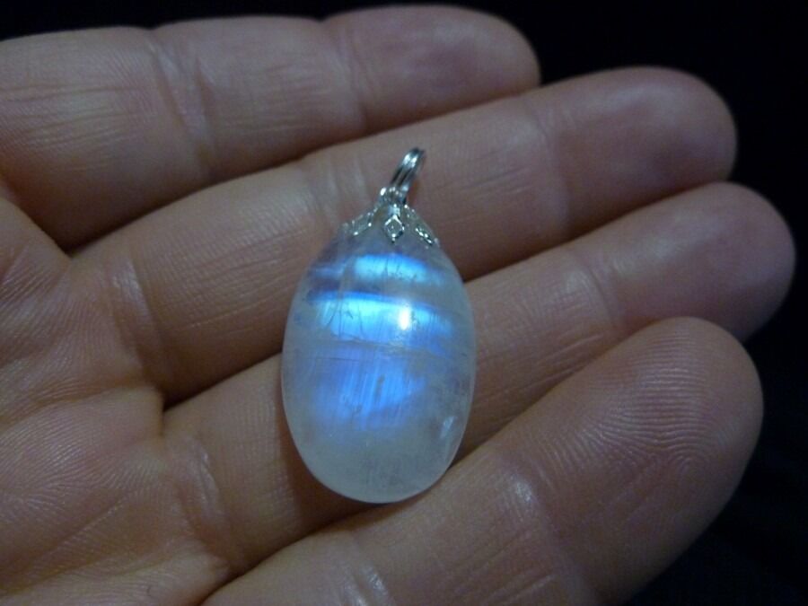 PENDENTIF PIERRE DE LUNE GEMME 26,5 carats 5,3 gr AAA+ ref 7706