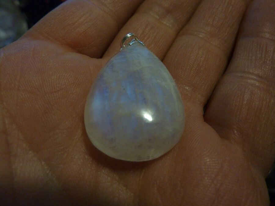 PENDENTIF PIERRE DE LUNE GEMME 52 cts AAA+ ref 1815 – Image 3