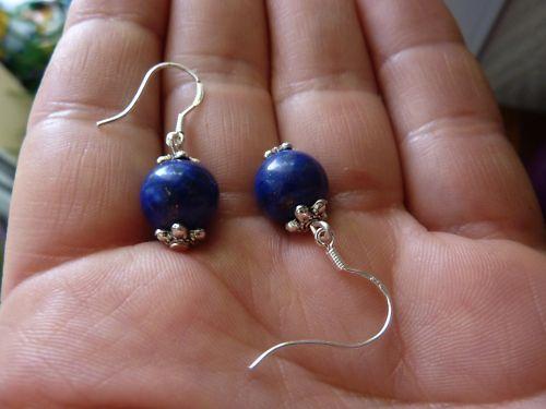 Boucles d'oreilles lapis lazuli