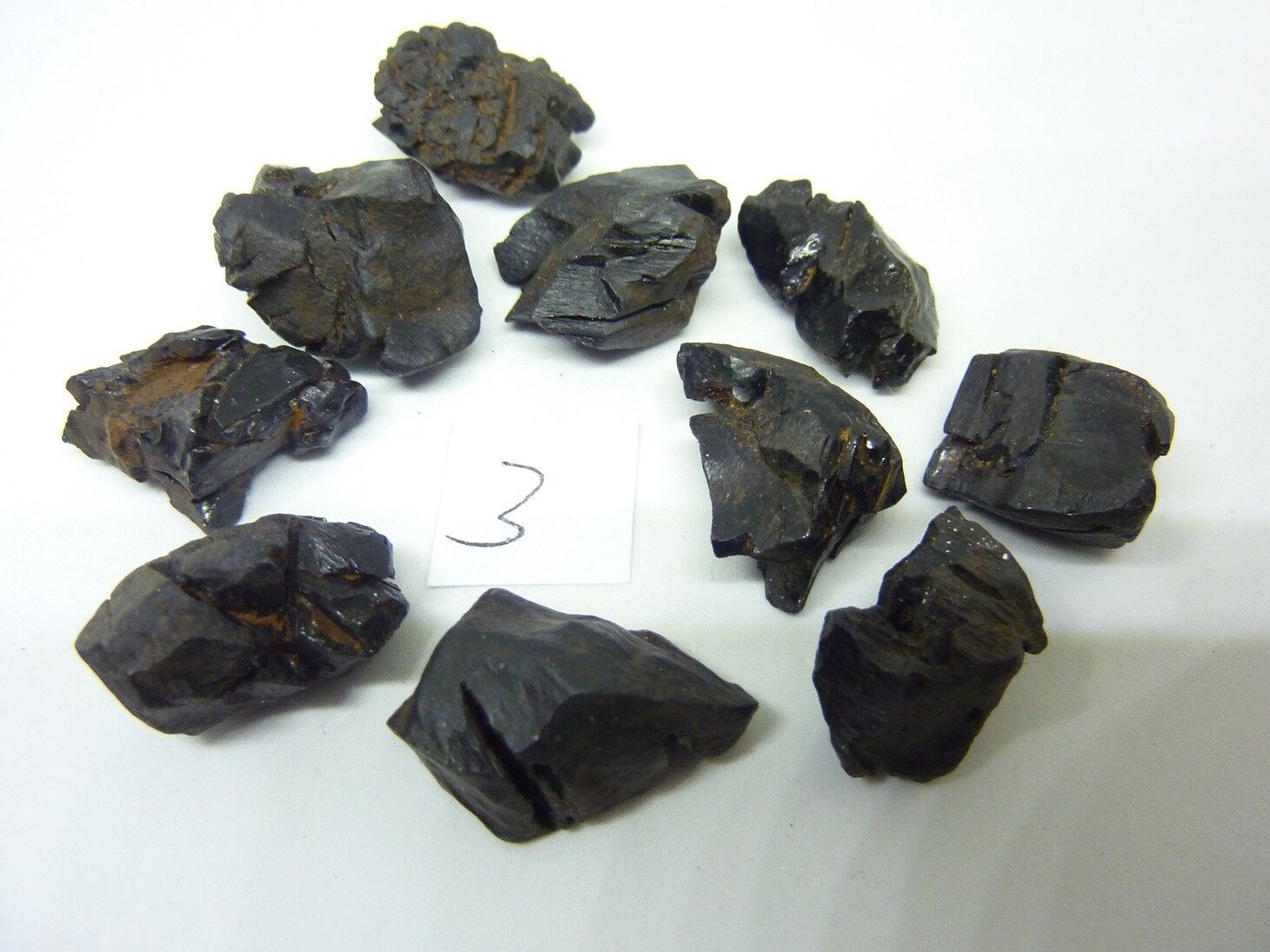 LOT DE 10 PROTECTION SPINELLE NOIR BRUT 69,2 gr REF 8478 – Image 2