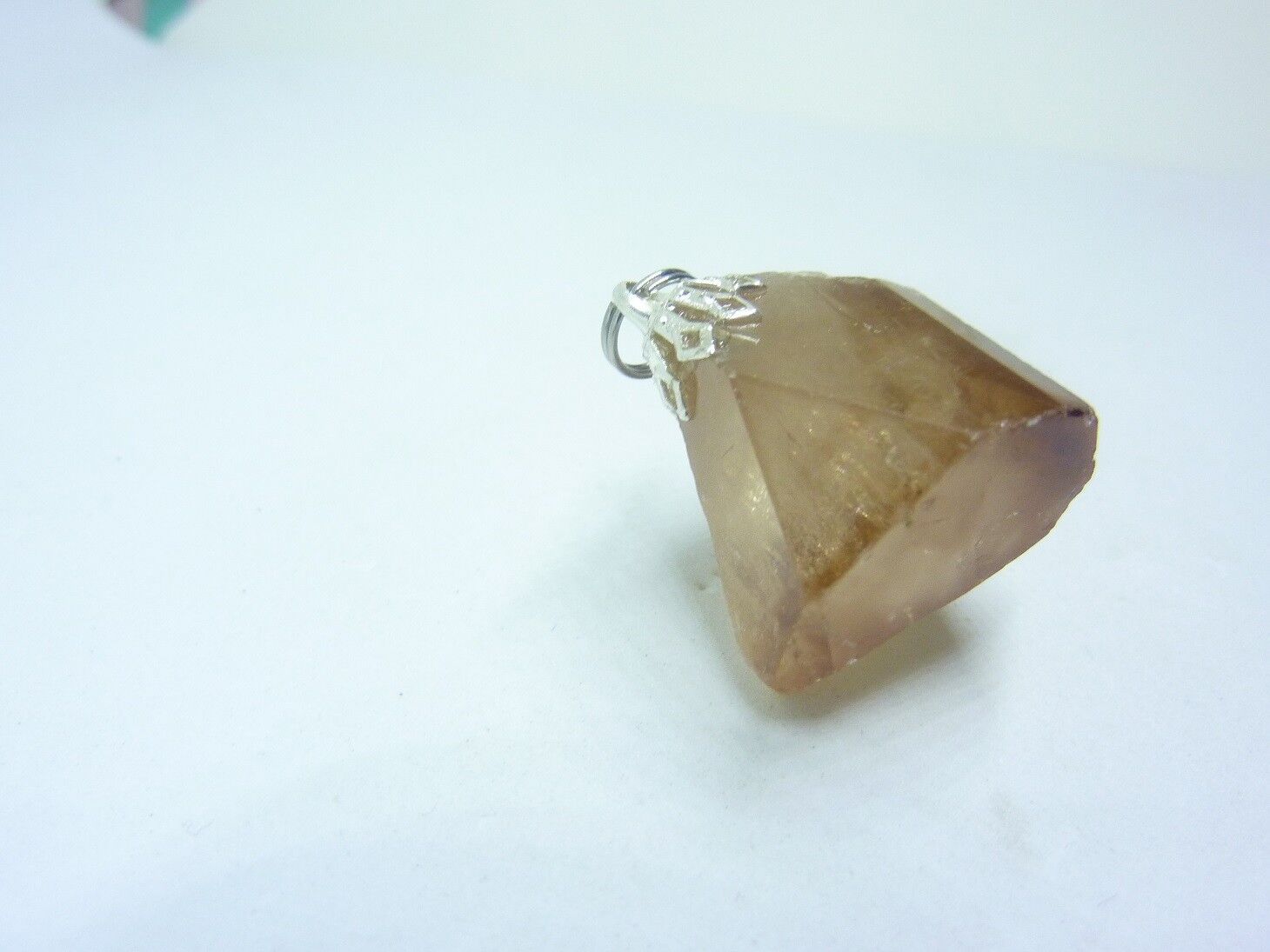 SUBLIME PENDENTIF TOPAZE IMPERIALE GEMME 15,7 GR 78 CARATS TRES RARE ref 2943 – Image 2