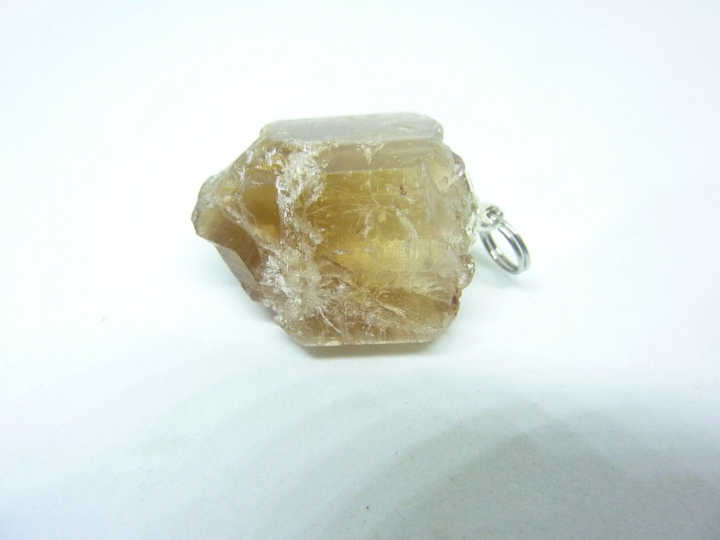 SUBLIME PENDENTIF TOPAZE IMPERIALE GEMME 20 GR 100 CARATS TRES RARE ref 1333 – Image 5