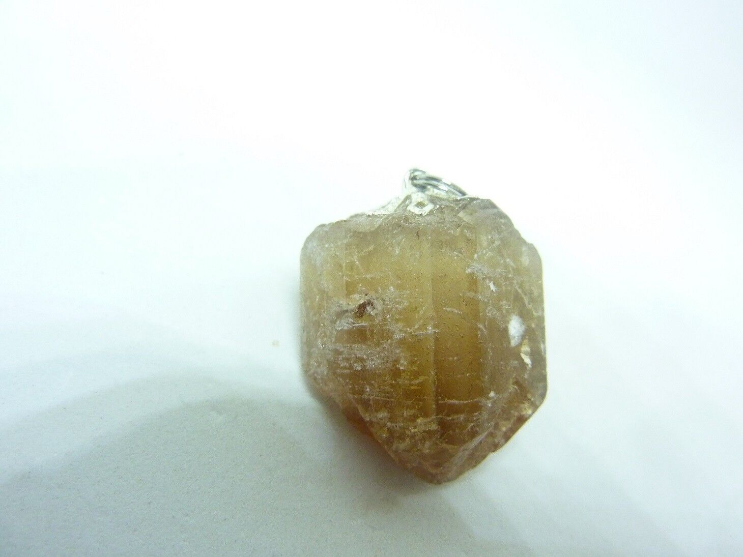 SUBLIME PENDENTIF TOPAZE IMPERIALE GEMME 20 GR 100 CARATS TRES RARE ref 1333 – Image 6