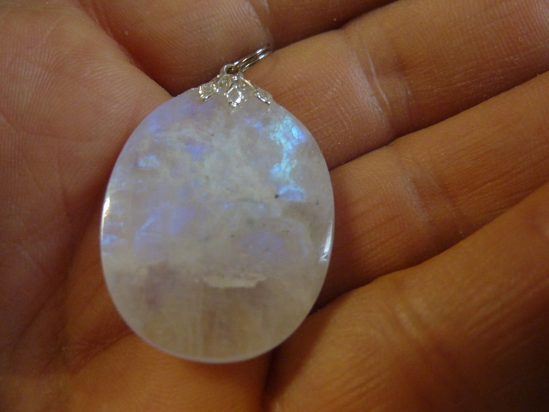 PENDENTIF PIERRE DE LUNE GEMME AAA+ ref 7486 – Image 3