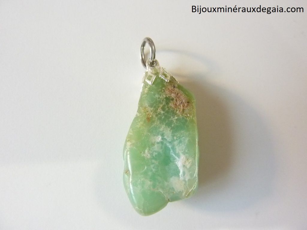 PENDENTIF CHRYSOPRASE Ref 7817