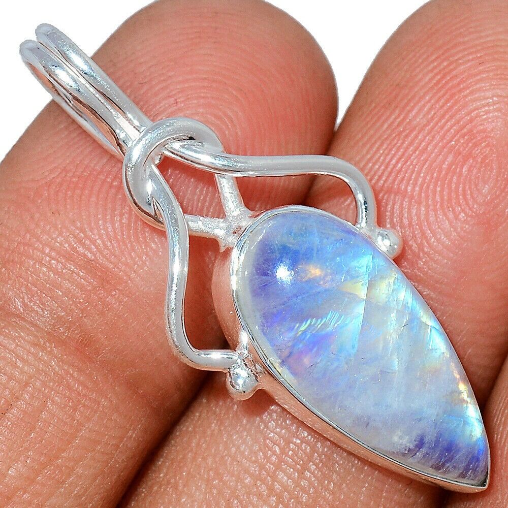 Pendentif Pierre de lune Monture argent 925 Ref 5050