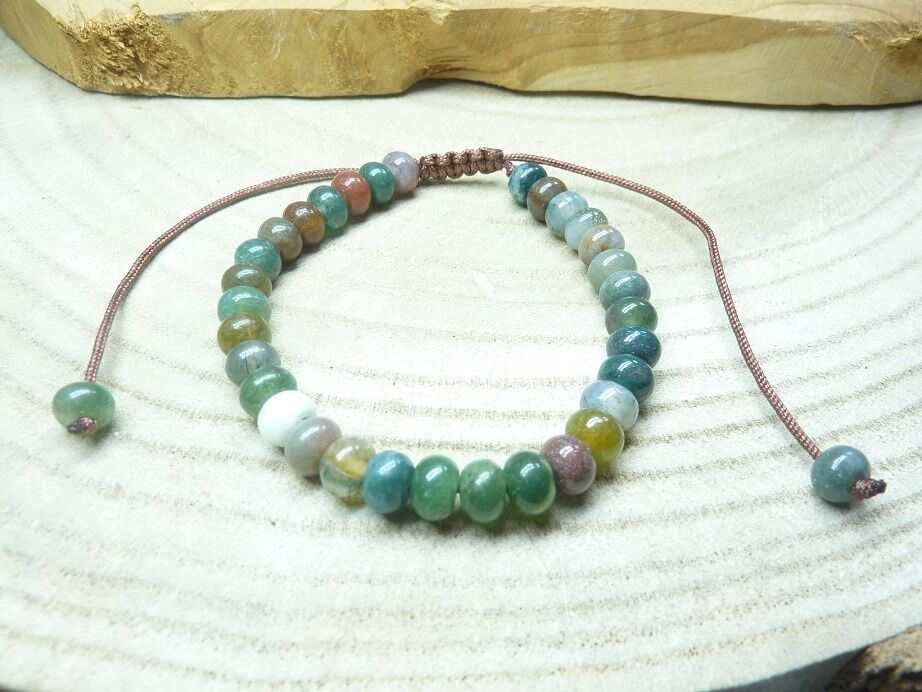 Bracelet agate Indienne réglable