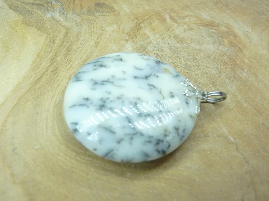Pendentif Merlinite opale dentritique ref 2103