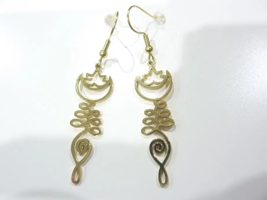 Boucles d'oreilles Lotus Unalome ref Or