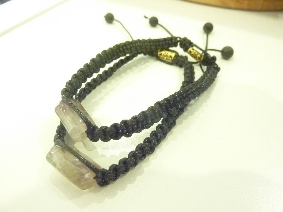 Bracelet Super seven cacoxénite réglable