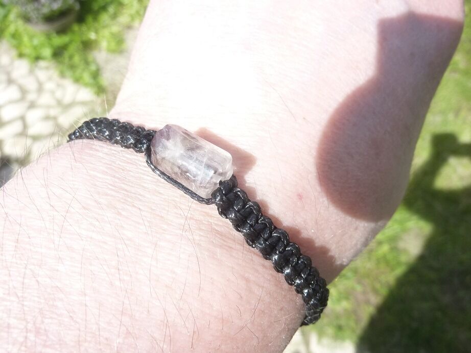 Bracelet Super seven cacoxénite réglable