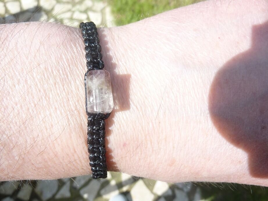 Bracelet Super seven cacoxénite réglable