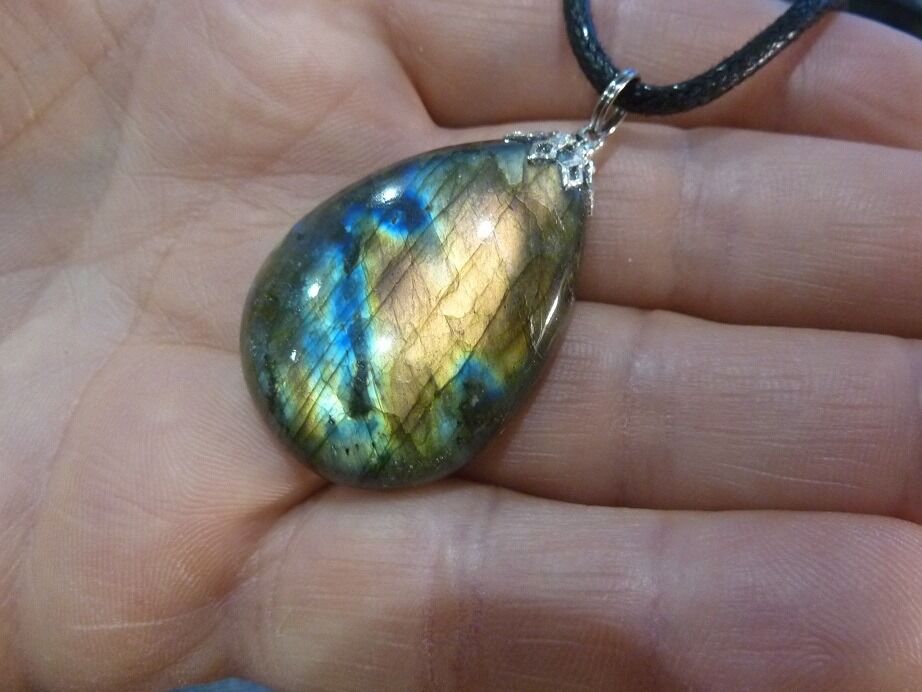 Collier pendentif Labradorite GG 013