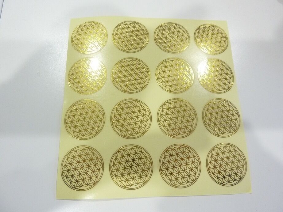 Autocollant énergétique Fleur de vie lot de 16
