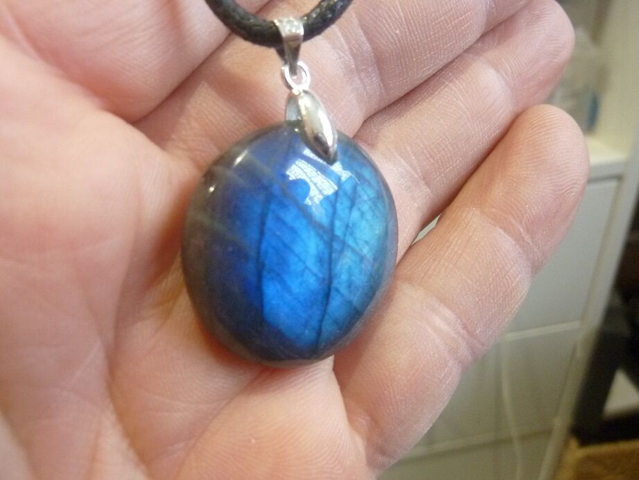 Collier pendentif Labradorite GG A01