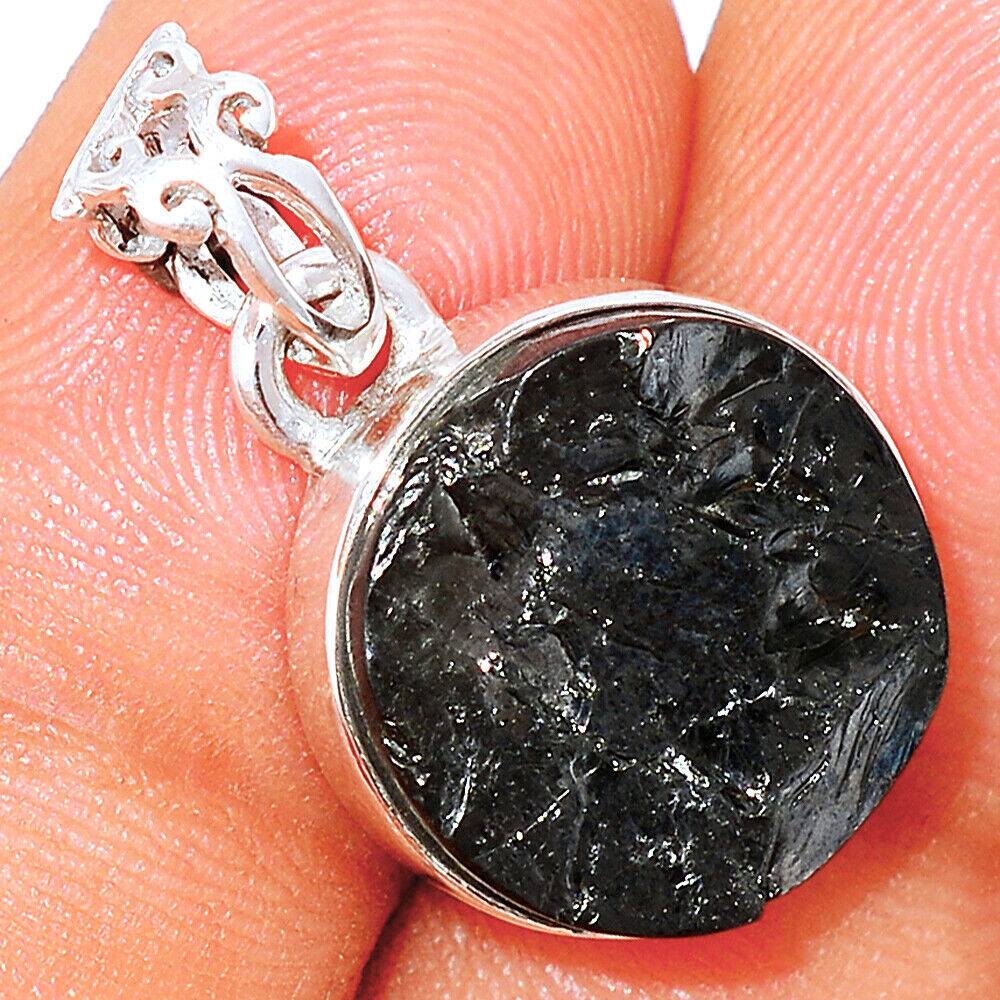 Pendentif Shungite monture en argent 925 ref 0103