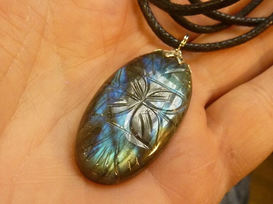 Collier pendentif Labradorite ref 2944