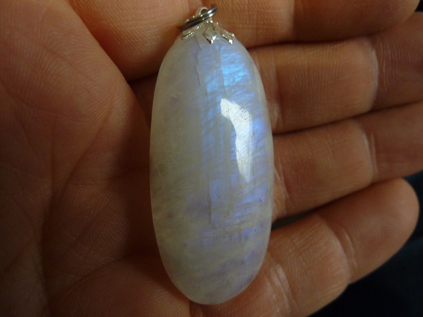 Pendentif Pierre de lune Quiétude et intuition ref 5257 – Image 4