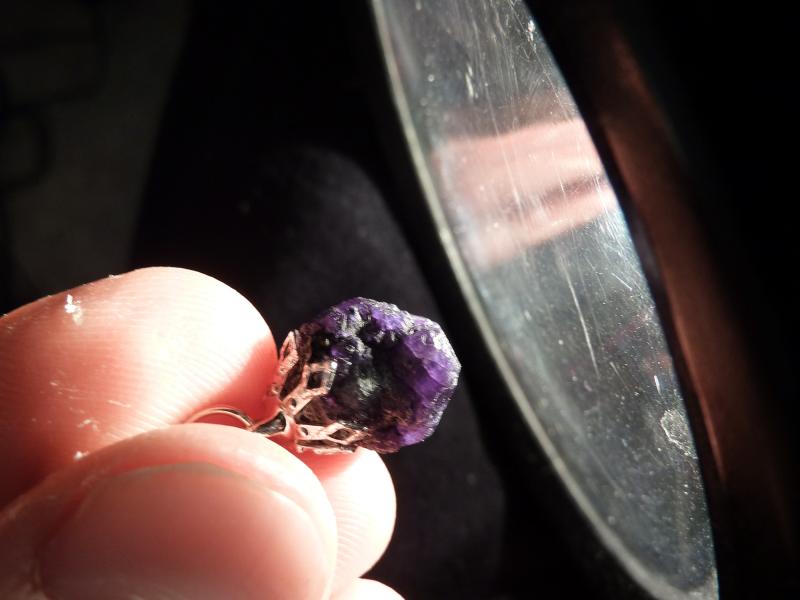 Pendentif Alexandrite Chrysobéryl brut 4,2 GR Ultra Rare Collection Piece de musée ref 4506