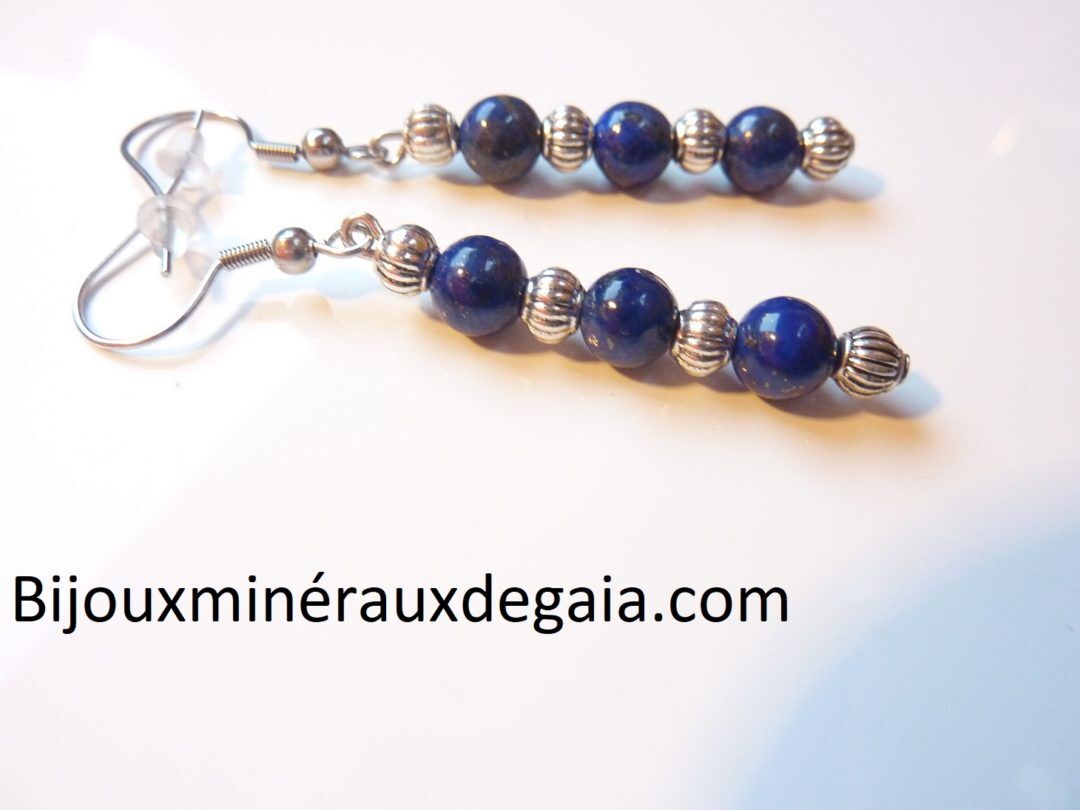 Boucles d'oreilles lapis lazuli