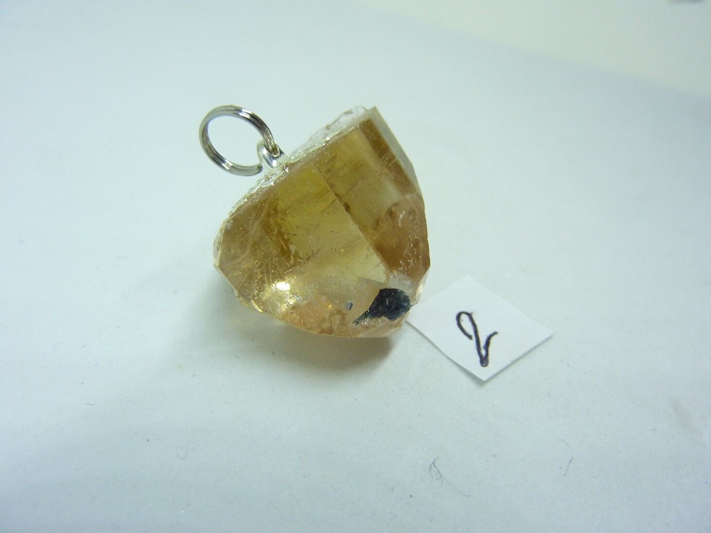 SUBLIME PENDENTIF TOPAZE IMPERIALE GEMME 14,2 GR 71 CARATS TRES RARE ref 8691 – Image 6