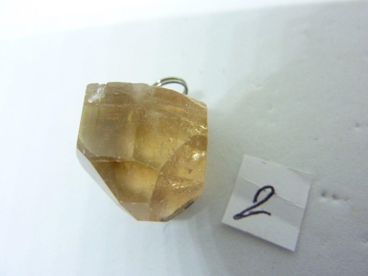 SUBLIME PENDENTIF TOPAZE IMPERIALE GEMME 14,2 GR 71 CARATS TRES RARE ref 8691 – Image 3