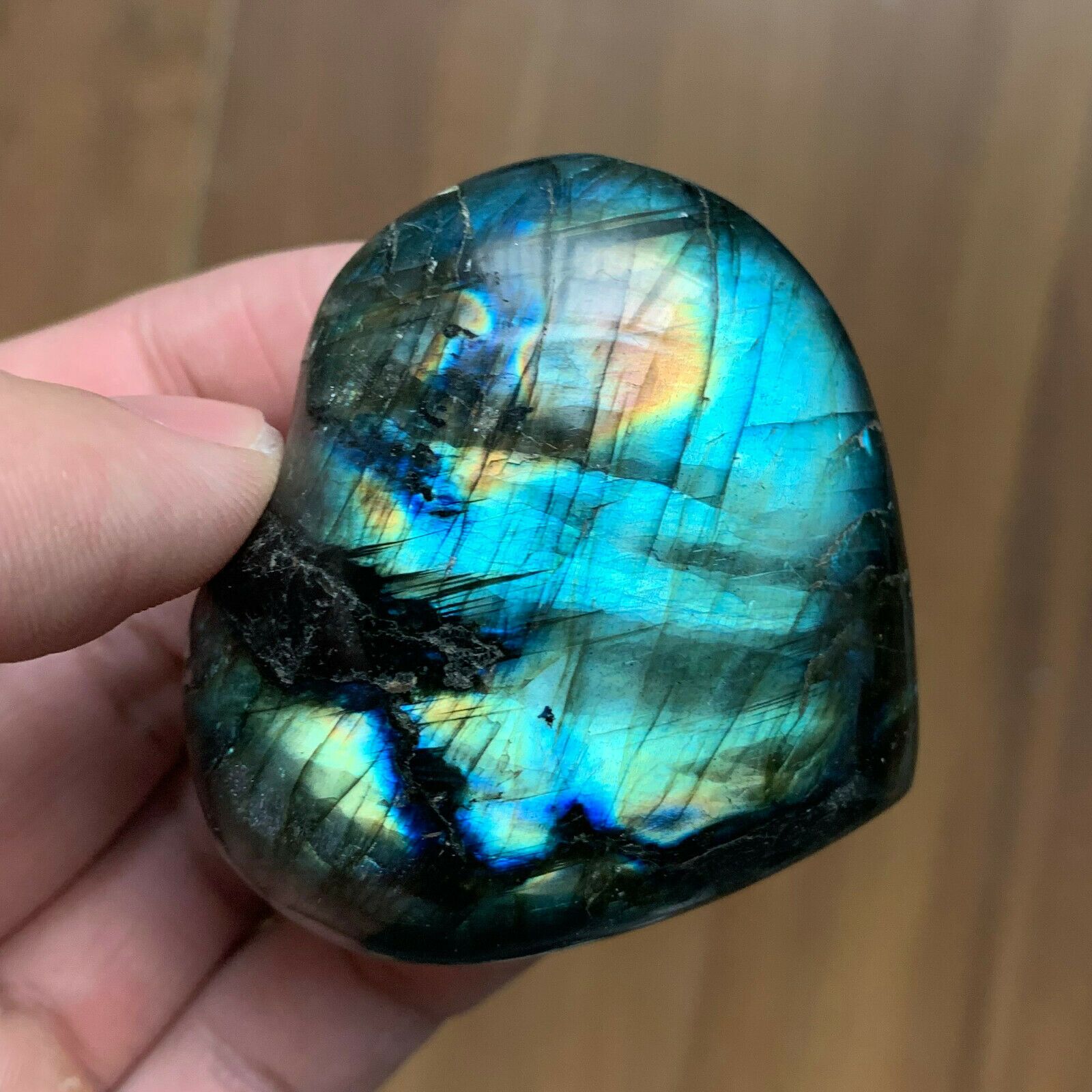 Coeur labradorite 86,6 gr ref 011