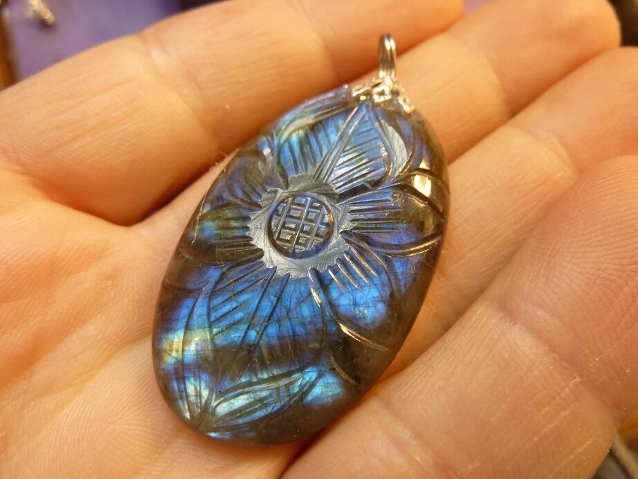 Pendentif Labradorite réf 5092