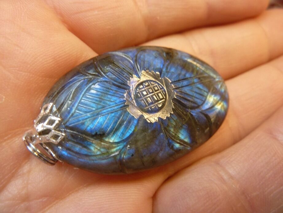 Pendentif Labradorite réf 5092