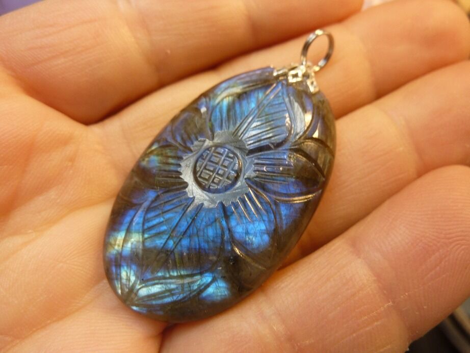 Pendentif Labradorite réf 5092