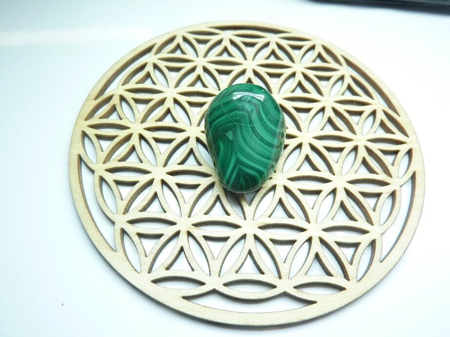Fleur de vie Plaque de rechargement pour pierres naturelles