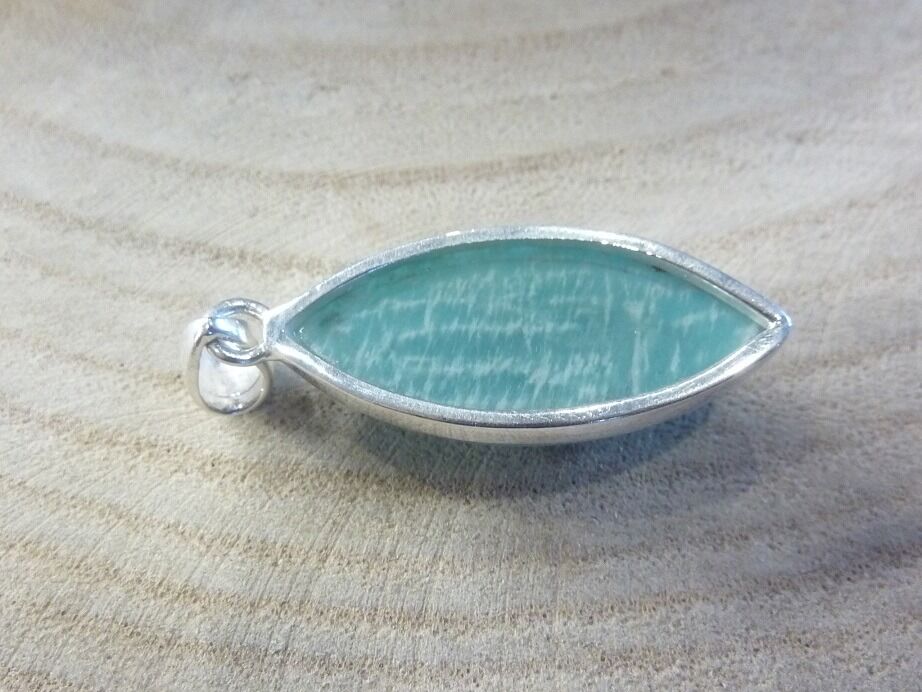 Pendentif Amazonite argent 925 ref 1207