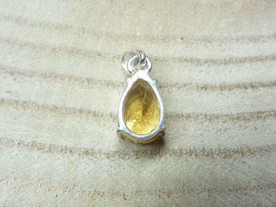 Pendentif Citrine argent 925 ref 1612