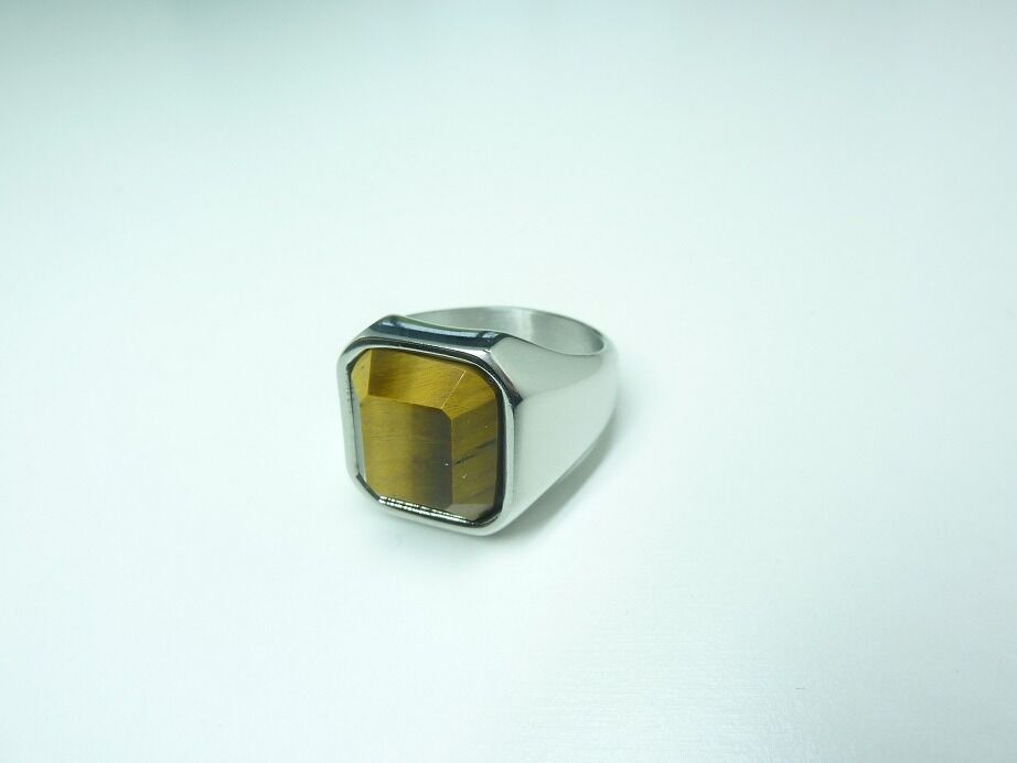 Bague Oeil de tigre taille 59 ref 0514