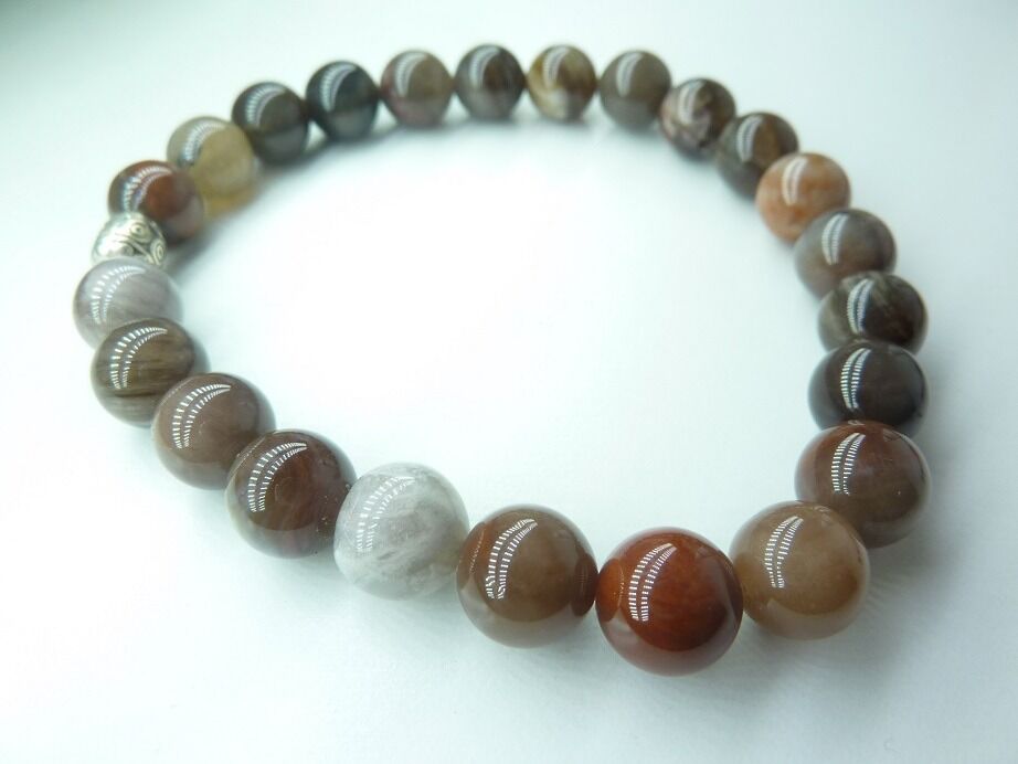 Bracelet Bois Fossilisé (Bois Pétrifié)