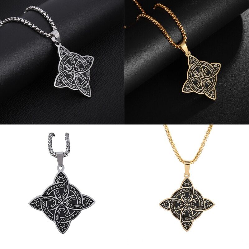 Pendentif noeud de sorcière (Wiccan)