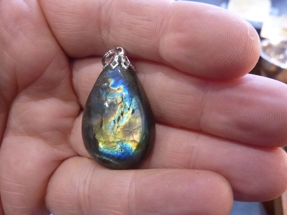 Pendentif Labradorite ref 3487
