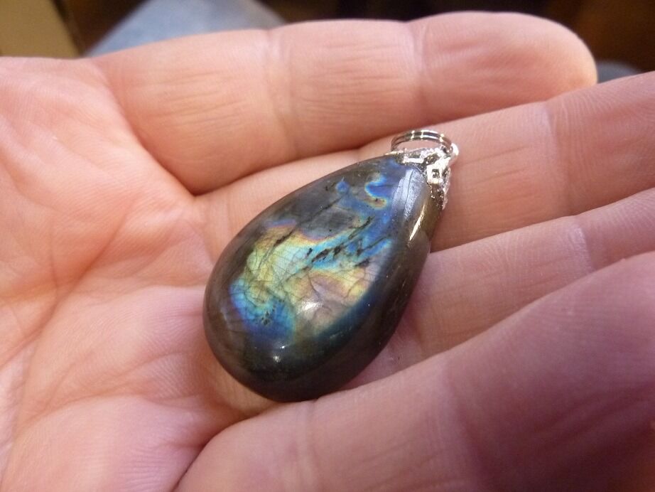 Pendentif Labradorite ref 3487