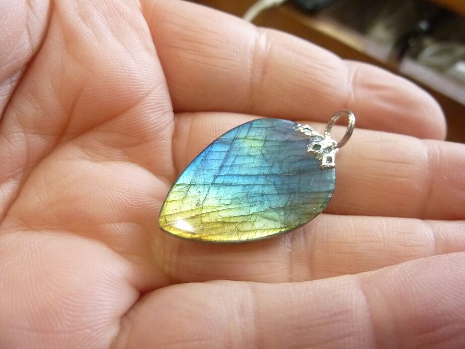 Pendentif Labradorite ref 3781