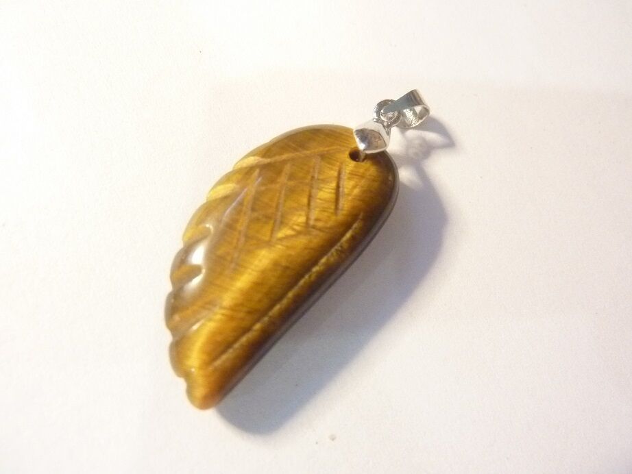 Pendentif Oeil de tigre Argent 925 protection et confiance en soi