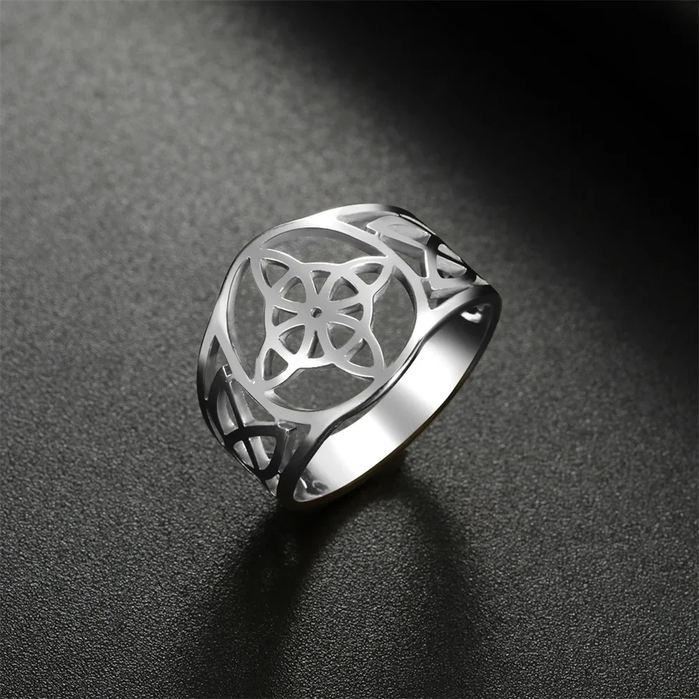 Bague Nœud de sorcière (Wiccan) argent T 54