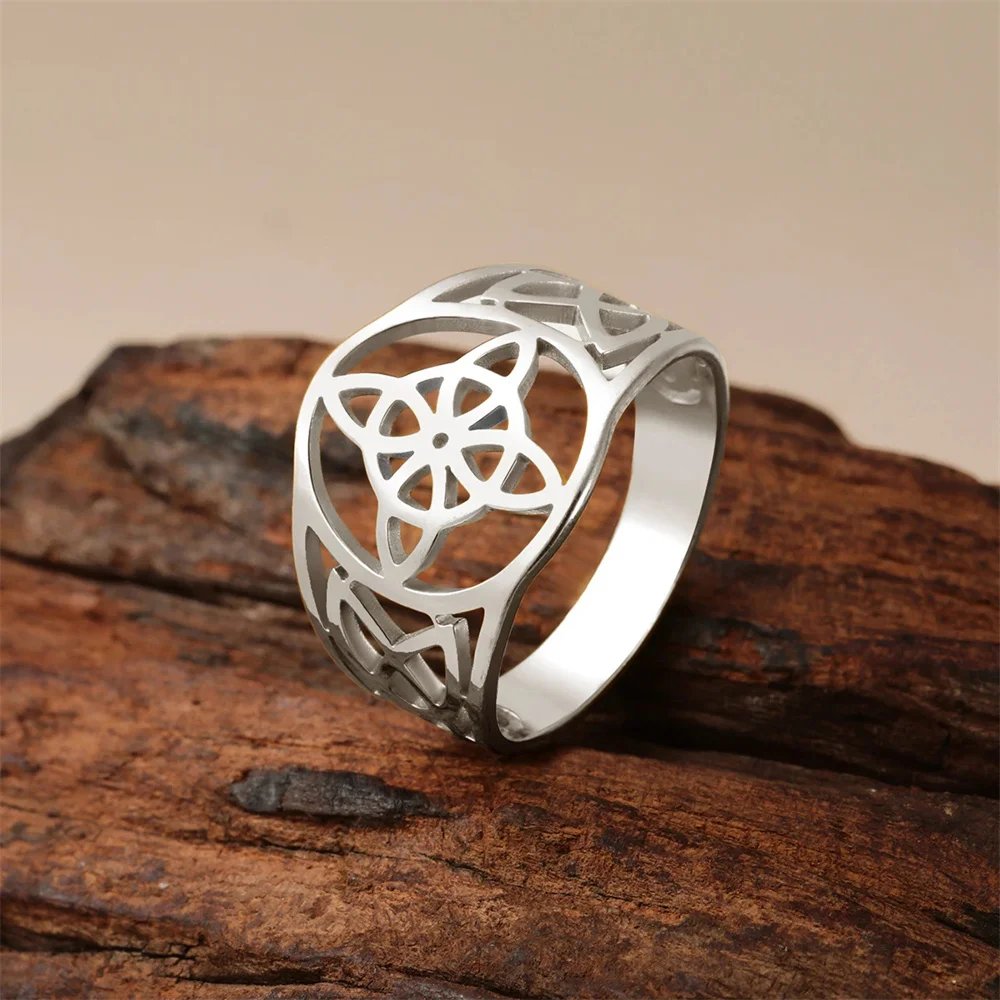Bague Nœud de sorcière (Wiccan) argent T 54